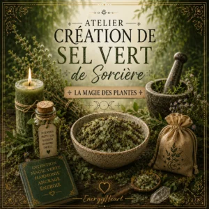 Entrez dans l’univers de la magie verte et découvrez comment créer votre propre Sel Vert de Sorcière Créer, consacrer et utiliser son sel rituel au rythme des énergies de la Terre